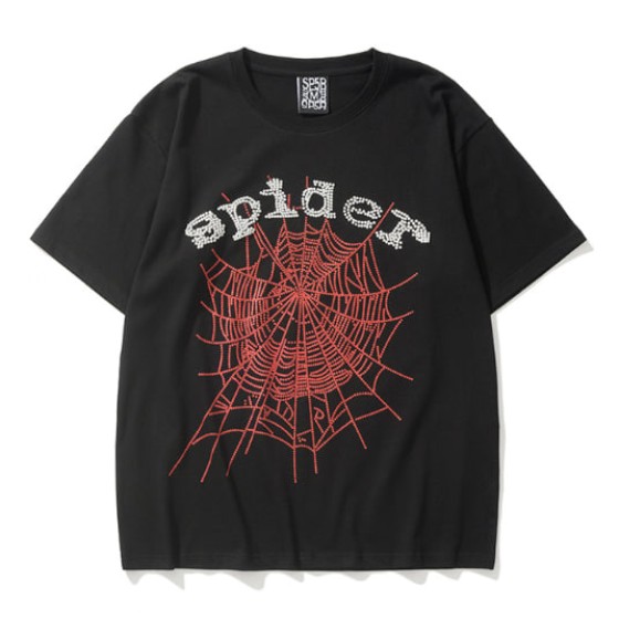 Sp5der Rhinestone OG Web Tee